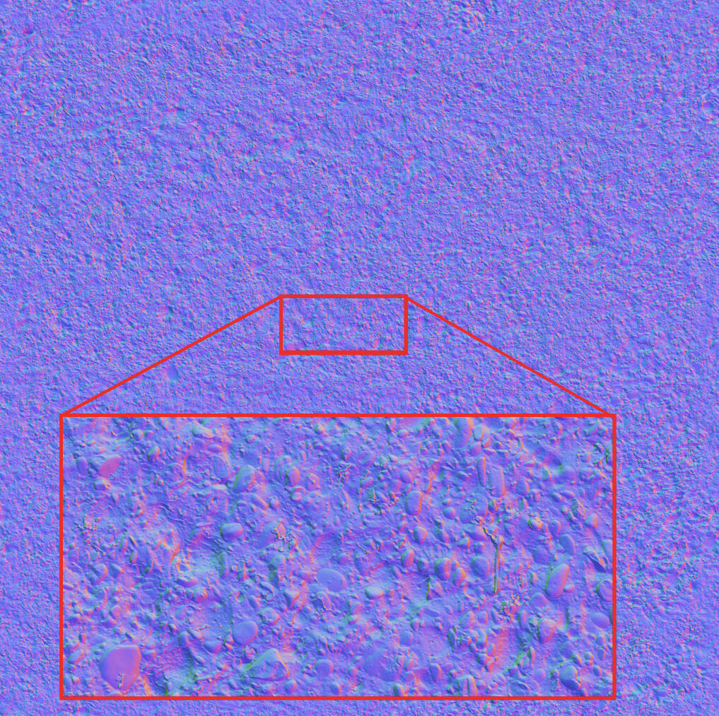 Stone Texture Normal Map 8k Closeup