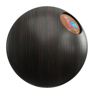 Wood Pine Havanna Black