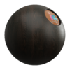 Wood Oak Thermo Black