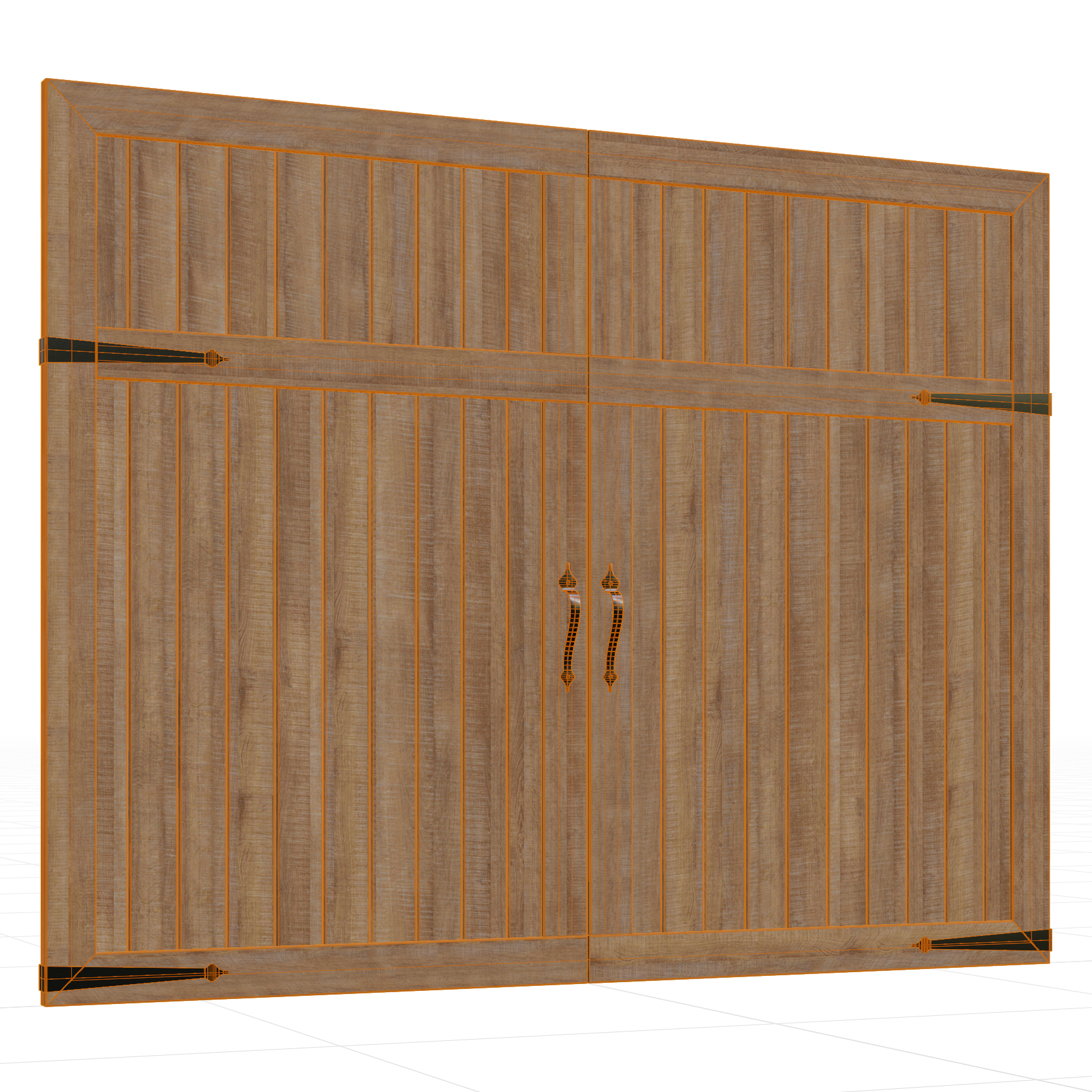 Architectural_Garage-Doors_Face_01_Wireframe