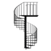 Industrial Spiral Stairs 01