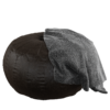 Leather Pouf 01