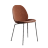 Orange Metallic Fabric Chair 01