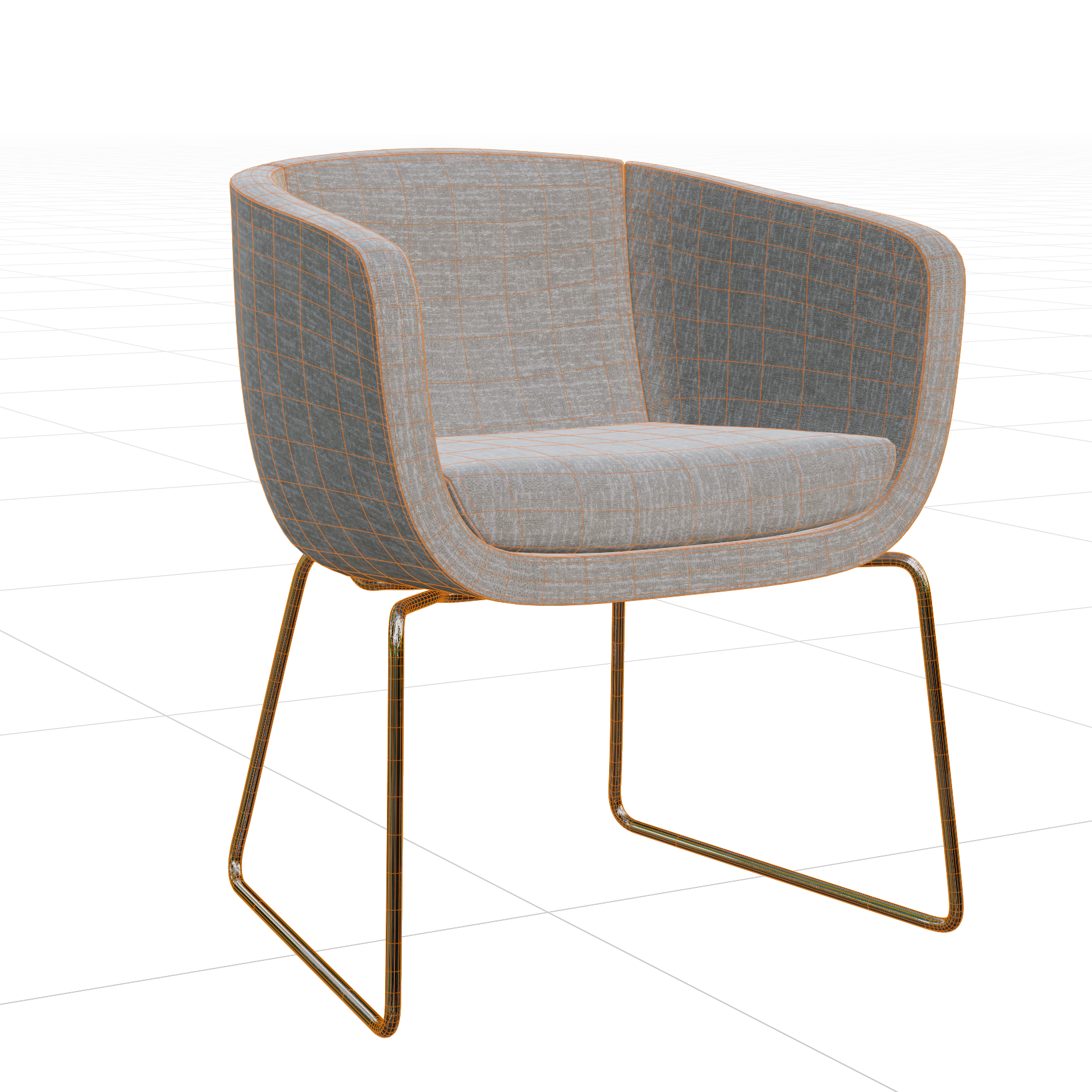 Seating_Chairs_Tulip_01_Wireframe