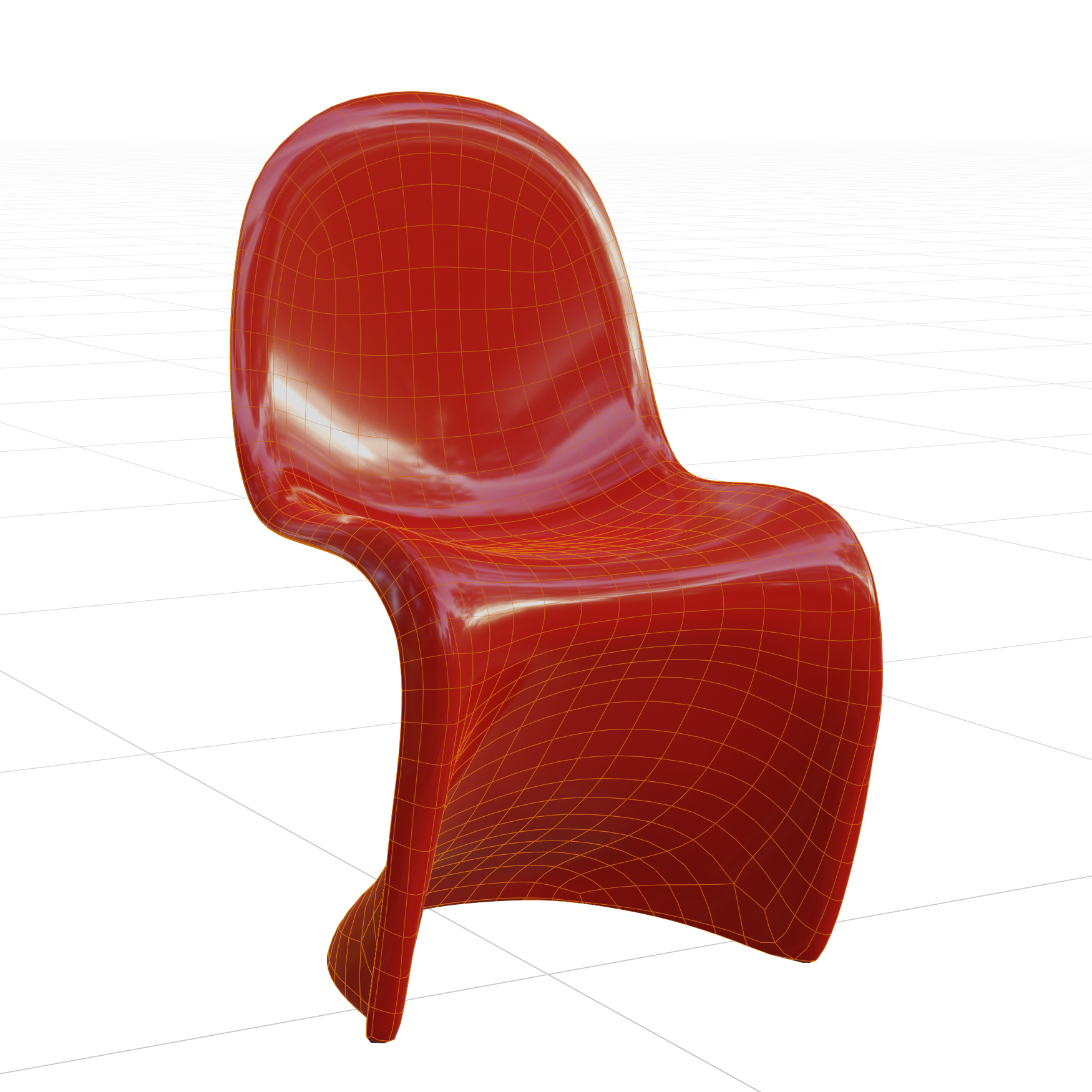 Seating_Chairs_Modern-Color_01_Wireframe