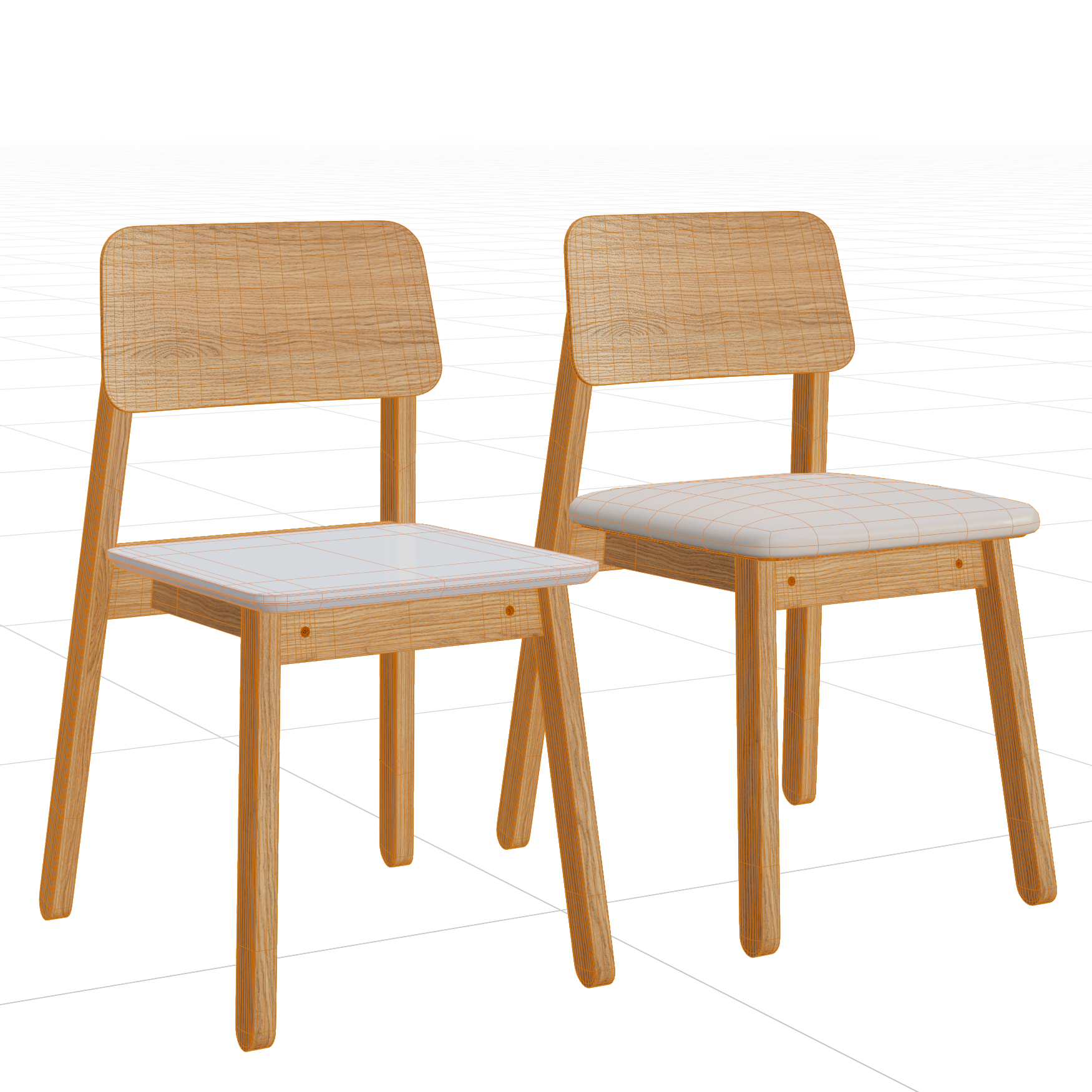 Seating_Chairs_TAKEHOMEDESIGN-SIM-Set_01_Wireframe