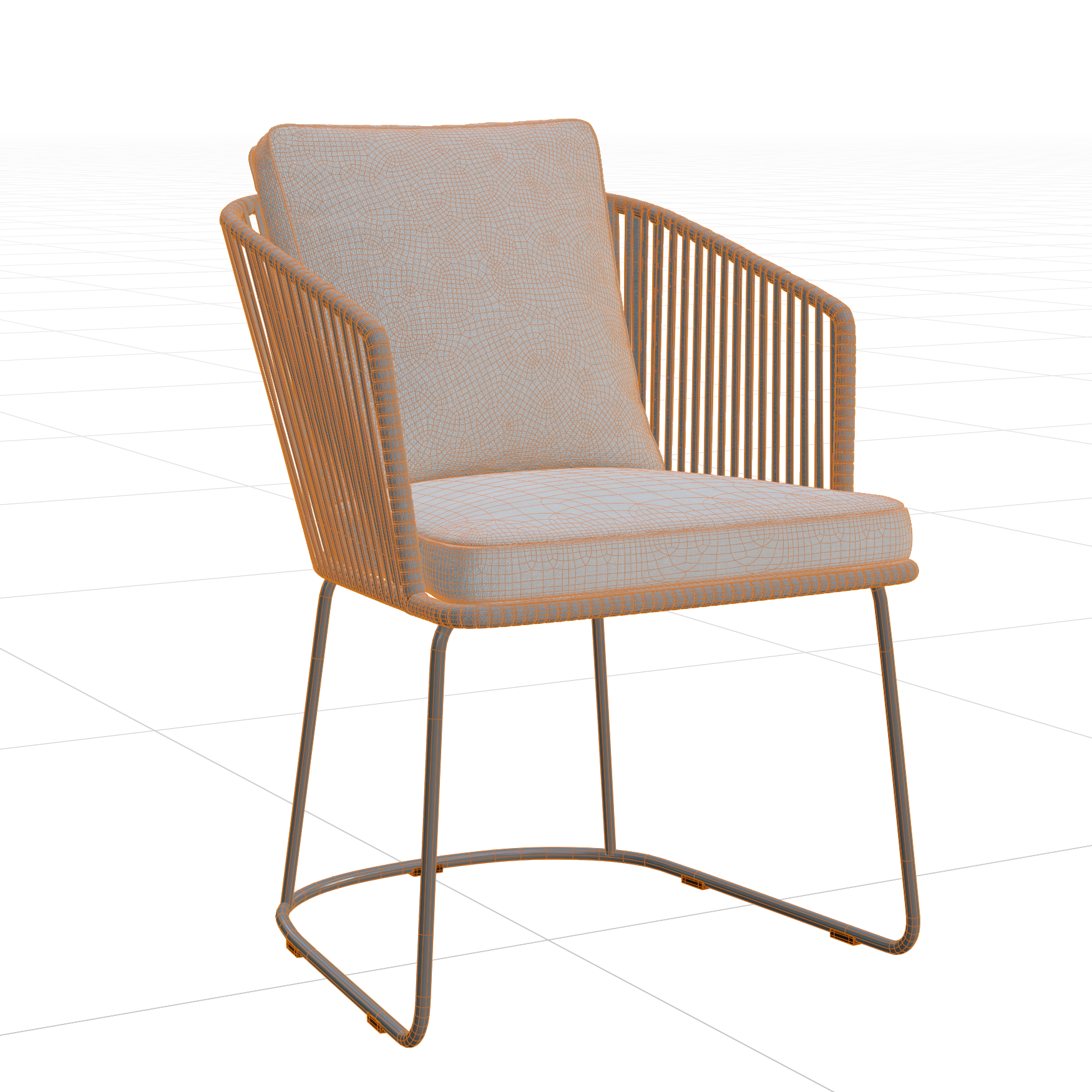 Seating_Chairs_String-Outdoor_01_Wireframe