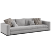 White Fabric Sofa 01