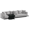 Fabric Sofa with Blanket 01