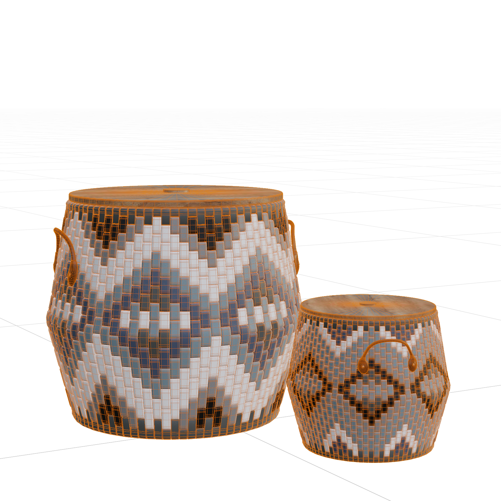 Decorations_Baskets_Woven_01_Wireframe
