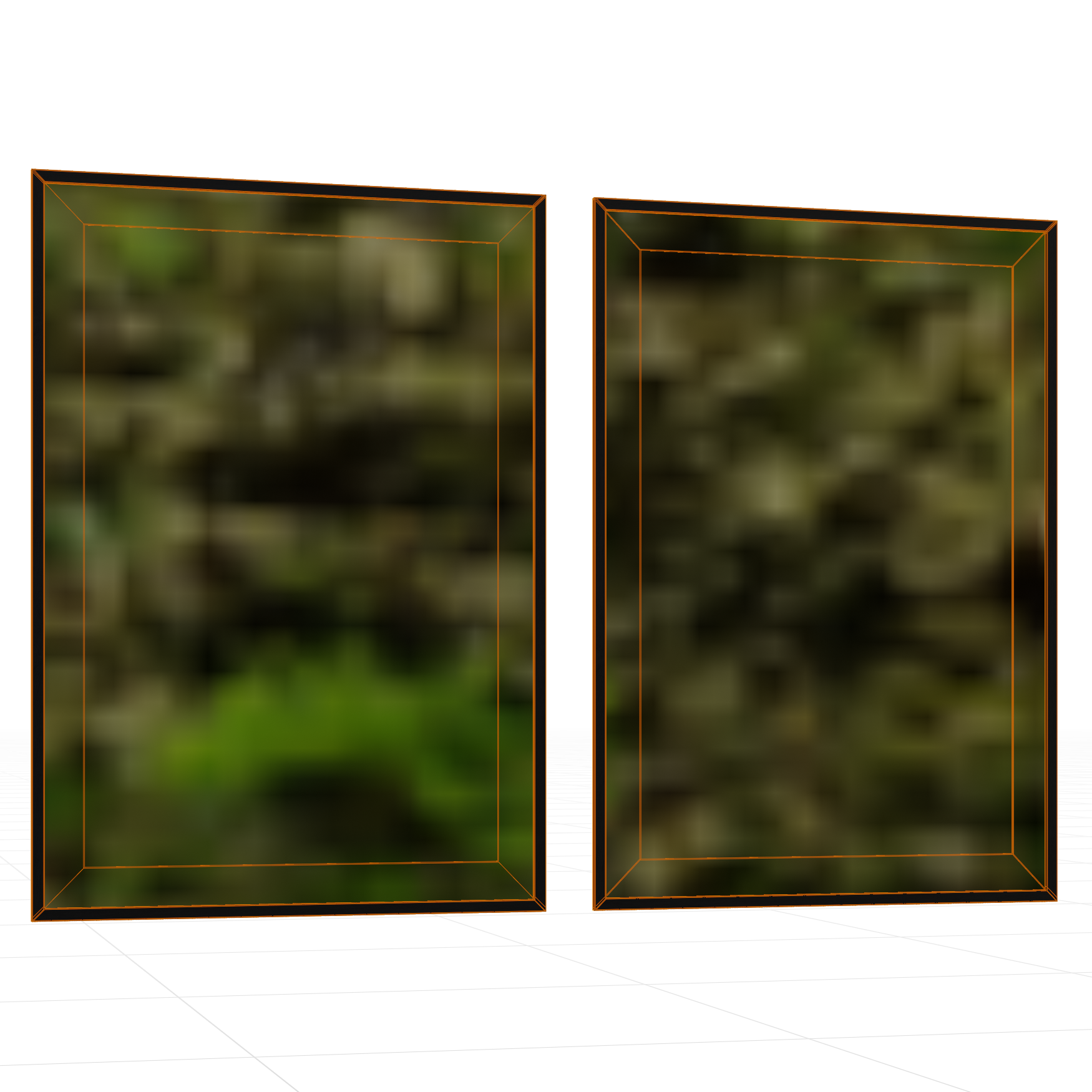 Decorations_Frames_Plant_02_Wireframe