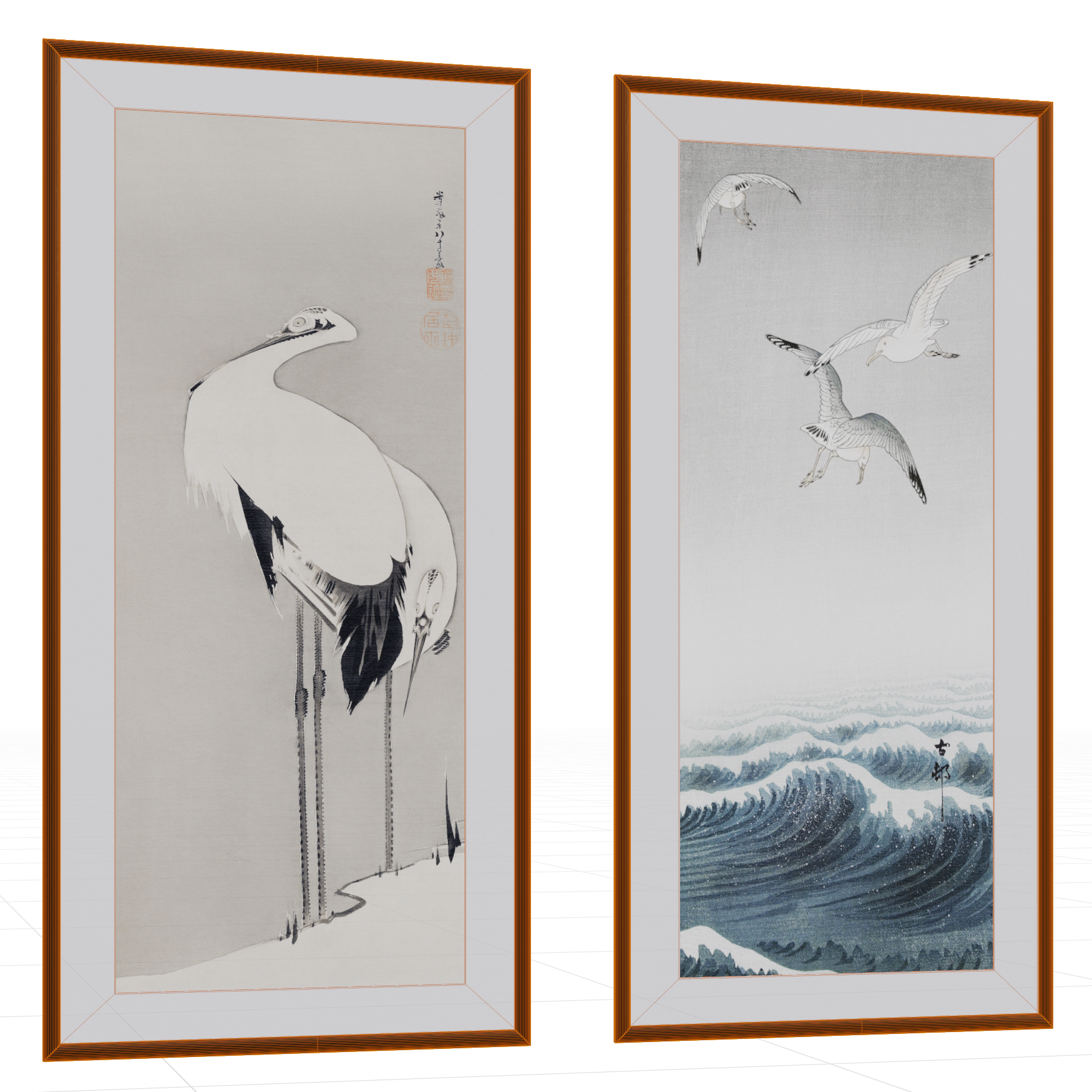 Decorations_Frames_Japanese_01_Wireframe