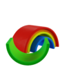 Wooden Rainbow Stack 01