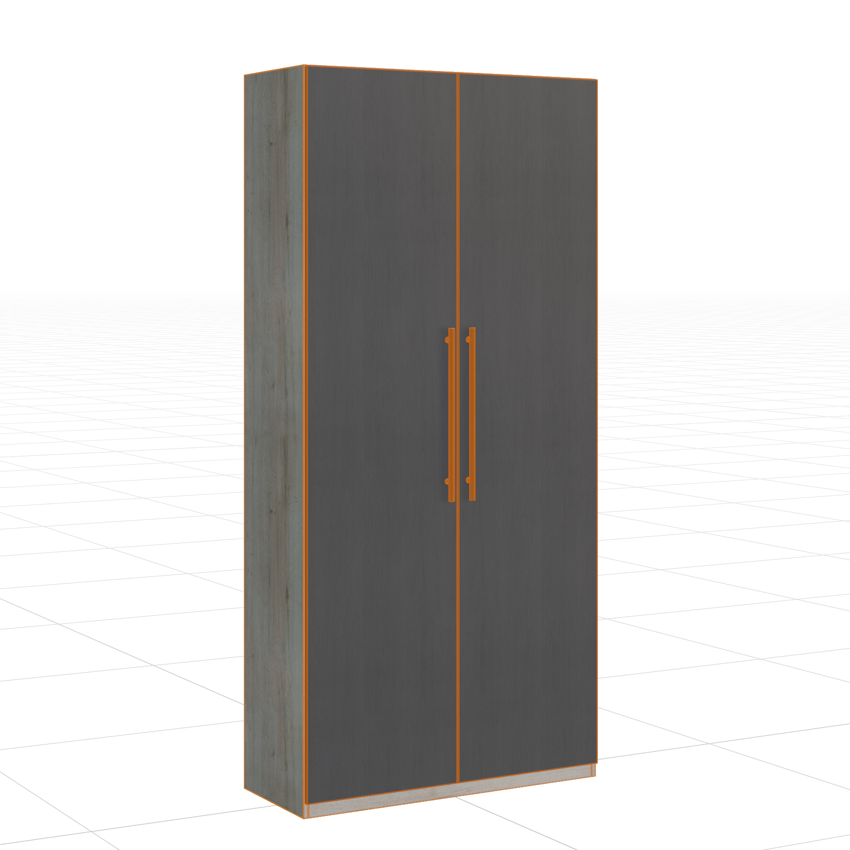 Bedroom_Closets_Modern-Grey_01_Wireframe