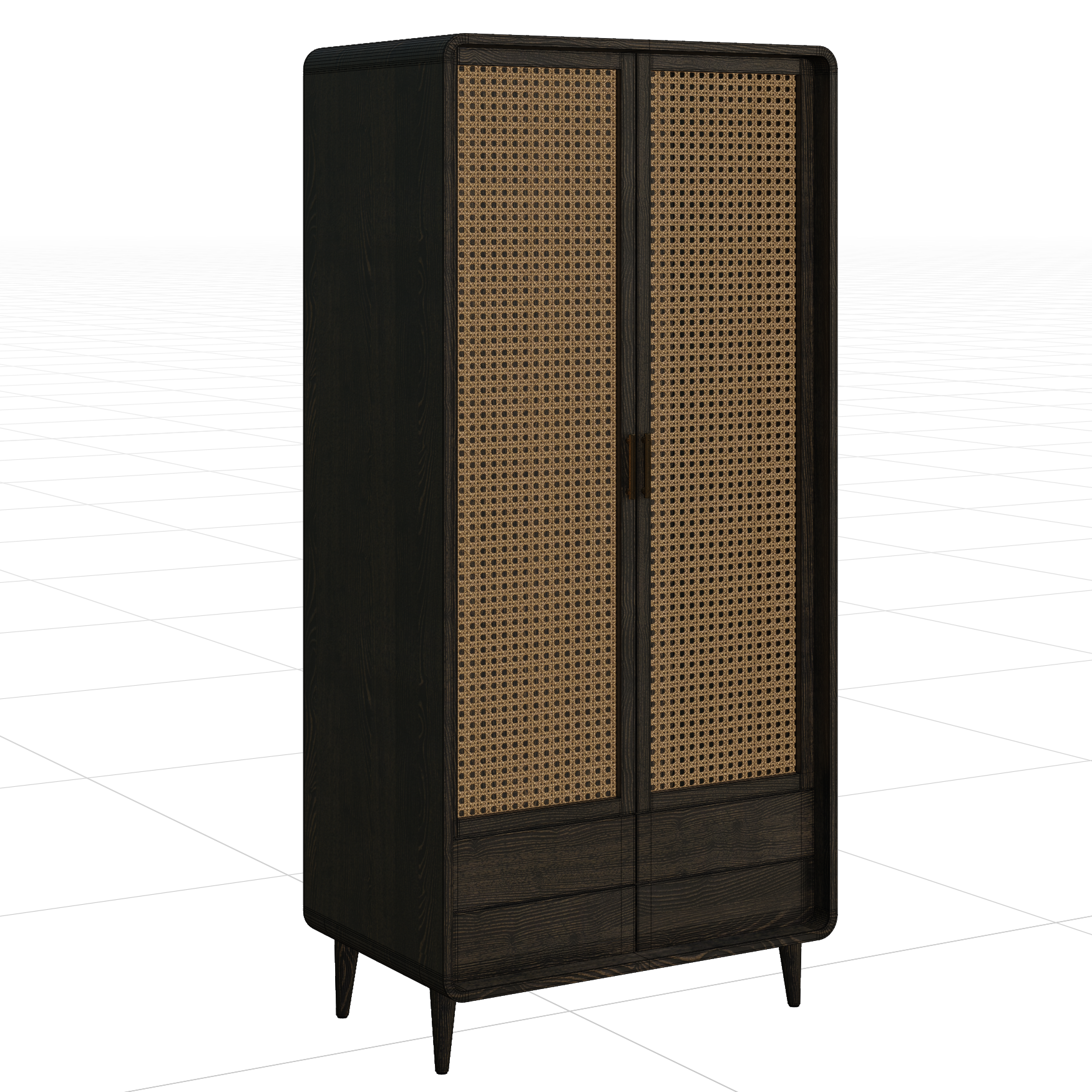 Bedroom_Closets_Front-Wicker_02_Wireframe