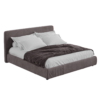 Soft Red Double Bed 01