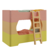 Kids Block Bunk Double Bed 02