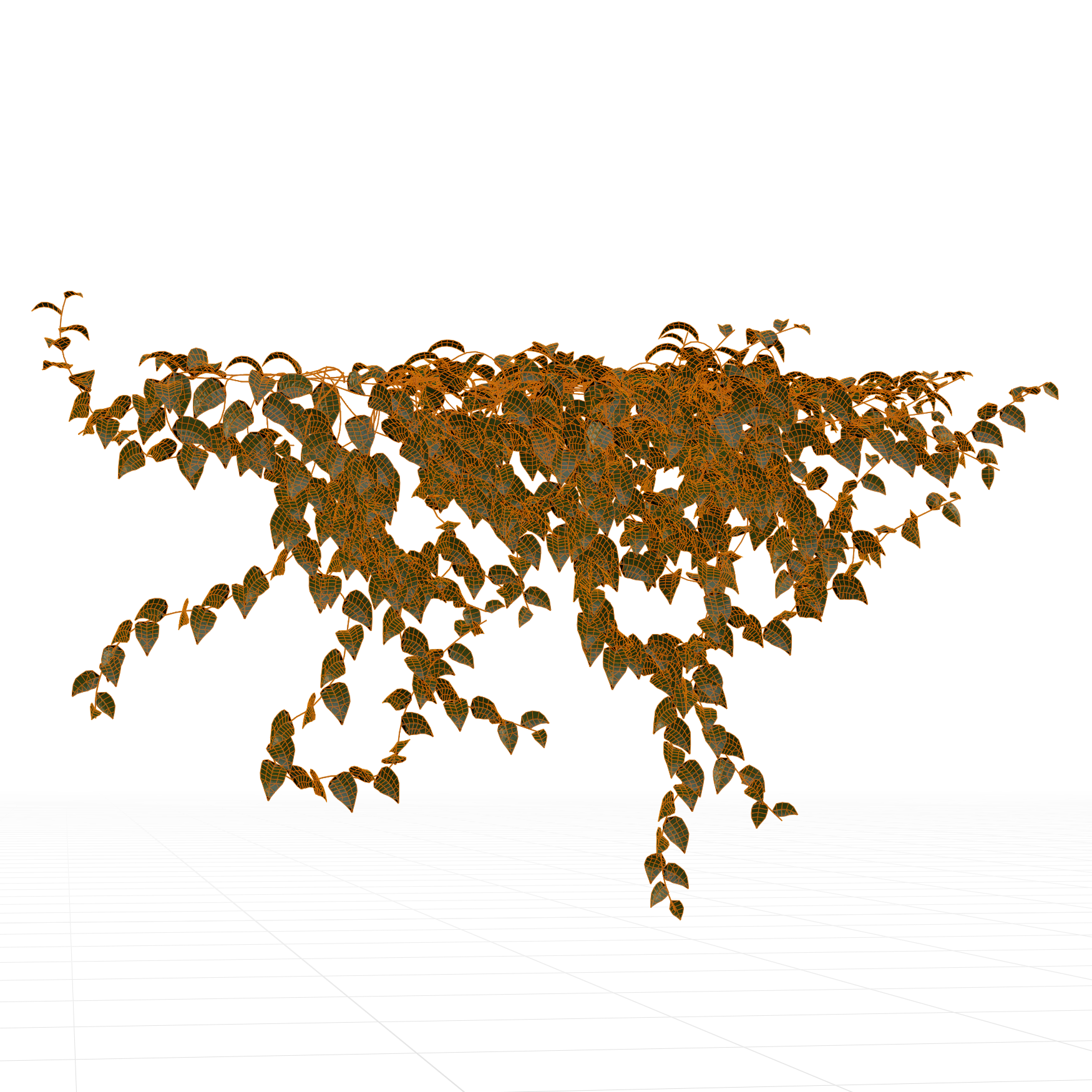 Plants_Outdoor-Climbers_Ivy-Wall-Hanging_02_Wireframe