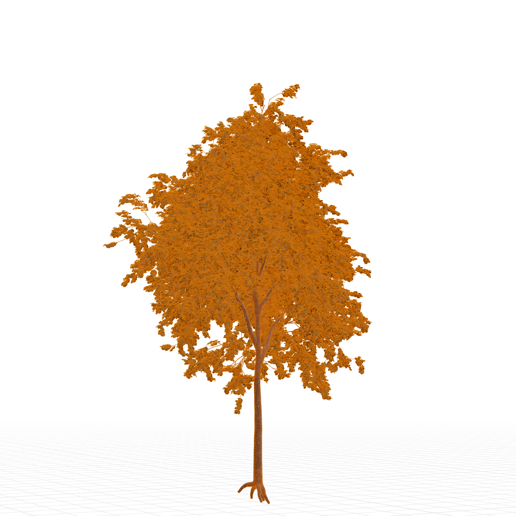 Plants_Trees_Generic_15_Wireframe