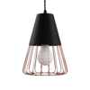 Rose Gold & Black Pendant Light 01