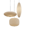 Translucent Fabric Pendant Light 01