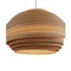Translucent Wood Pendant Light 01