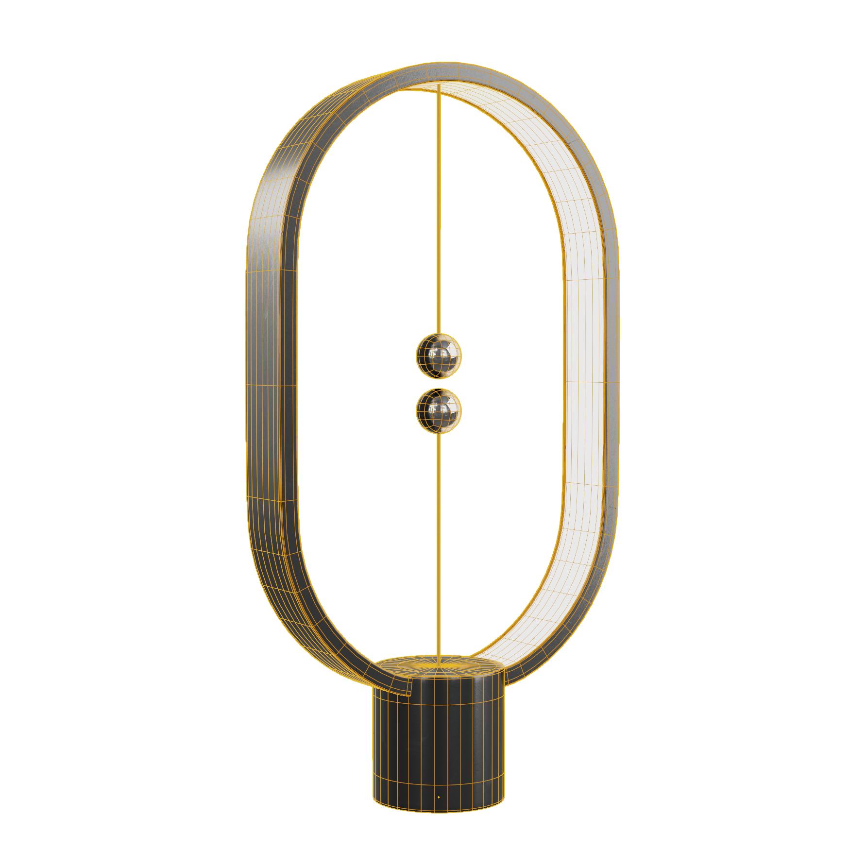 Lighting_Table-Lamps_Magnetic_01_Wireframe
