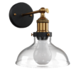 Steep Glass Vintage Wall Light 01