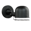 Round Matt Black Head Wall Light 01