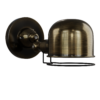 Round Antique Gold Head Wall Light 01