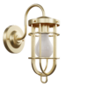 Gold Cage Wall Light 01