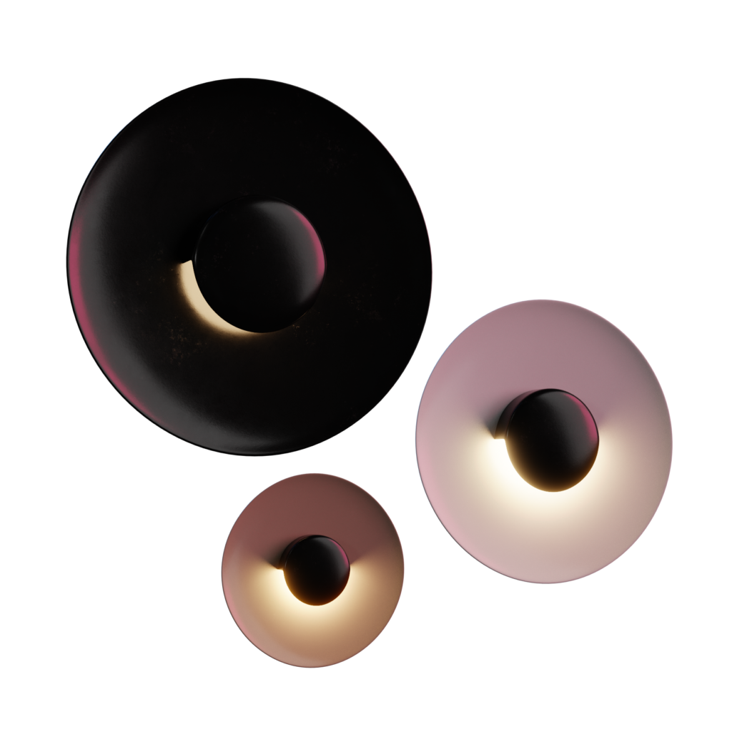 Plate light 01 for blender imeshh 3d model library