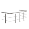 GeoNodes Steel Railing Fence 01