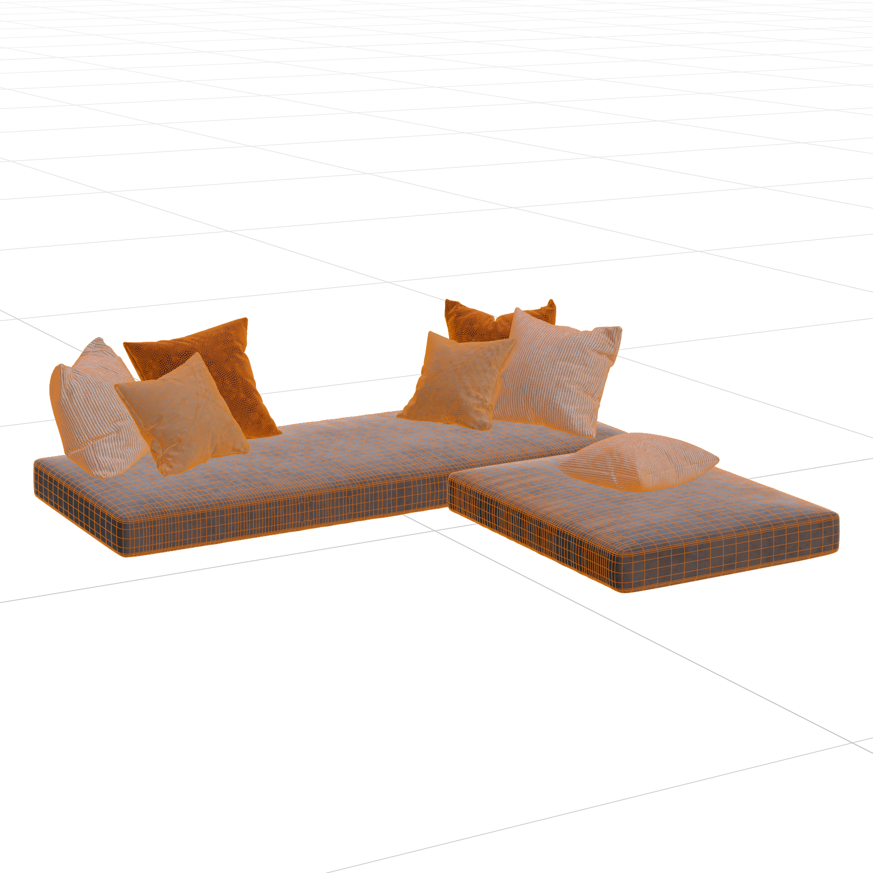 Furniture-Details_Cushions_Window-Bench_03_Wireframe