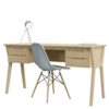 Wooden Office Desk 01
