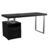 Black Office Desk 01