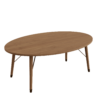 Oval Wood Coffee Table 01