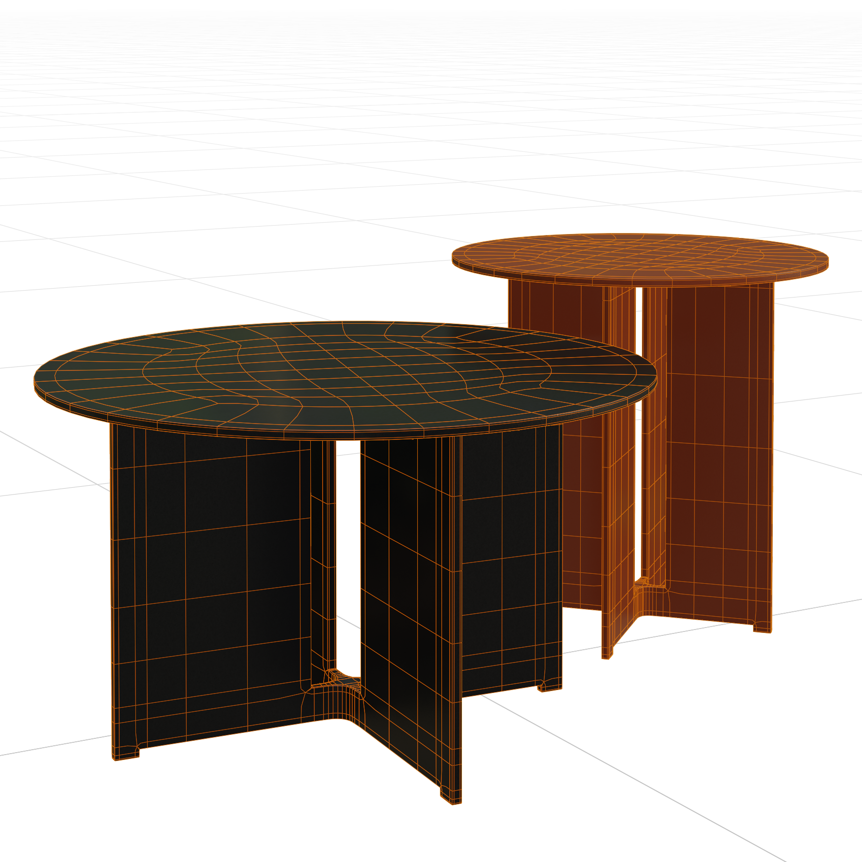 Tables_Coffee-Tables_Set_02_Wireframe