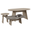 Oak Arches Dining Set 01