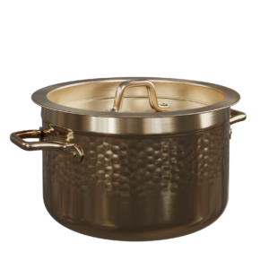 Hammered Kitchen Pot 01