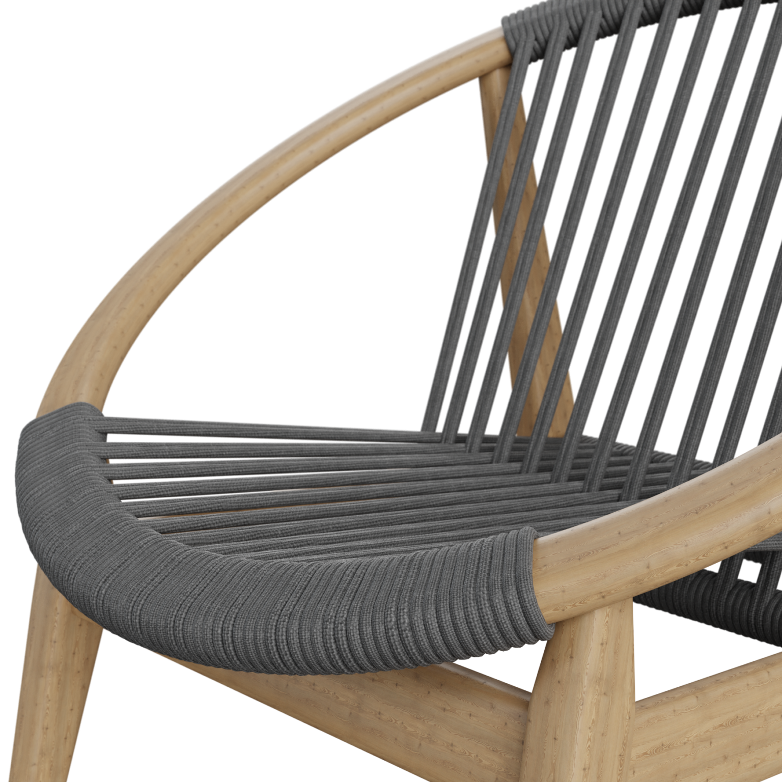 Round String Lounge Chair 01 • iMeshh - 3D Model for Blender 4.0+