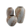 Patchy Brown Vase Set 01