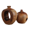 Real Wood Vase Set 01