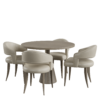Luxury Contemporary Dining Table Set 01