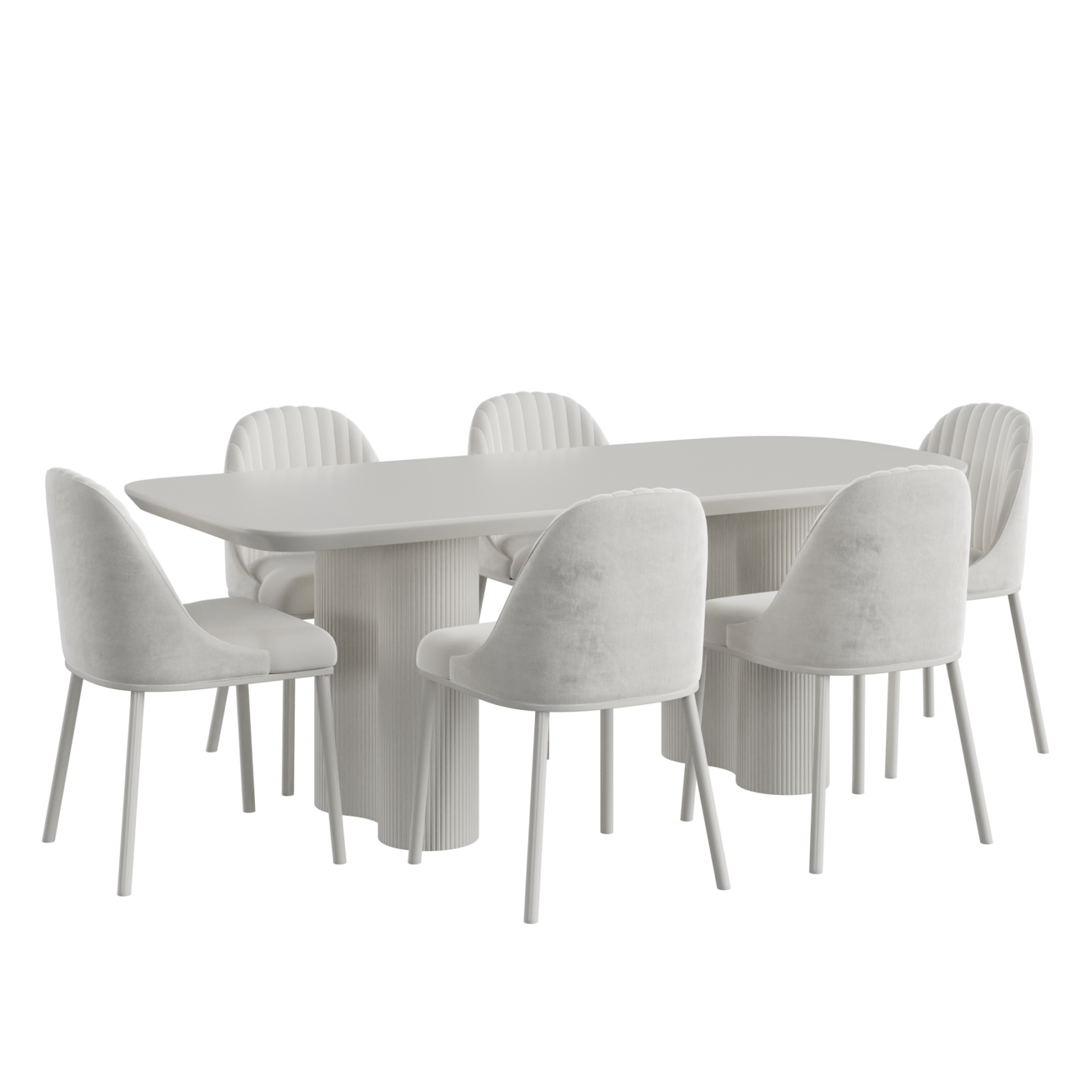 white-elegant-dining-table-set-01-imeshh-3d-model-for-blender-4-0