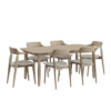 Mid Century Modern Dining Table Set 01