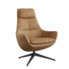 Faux Leather Lounge Chair 01