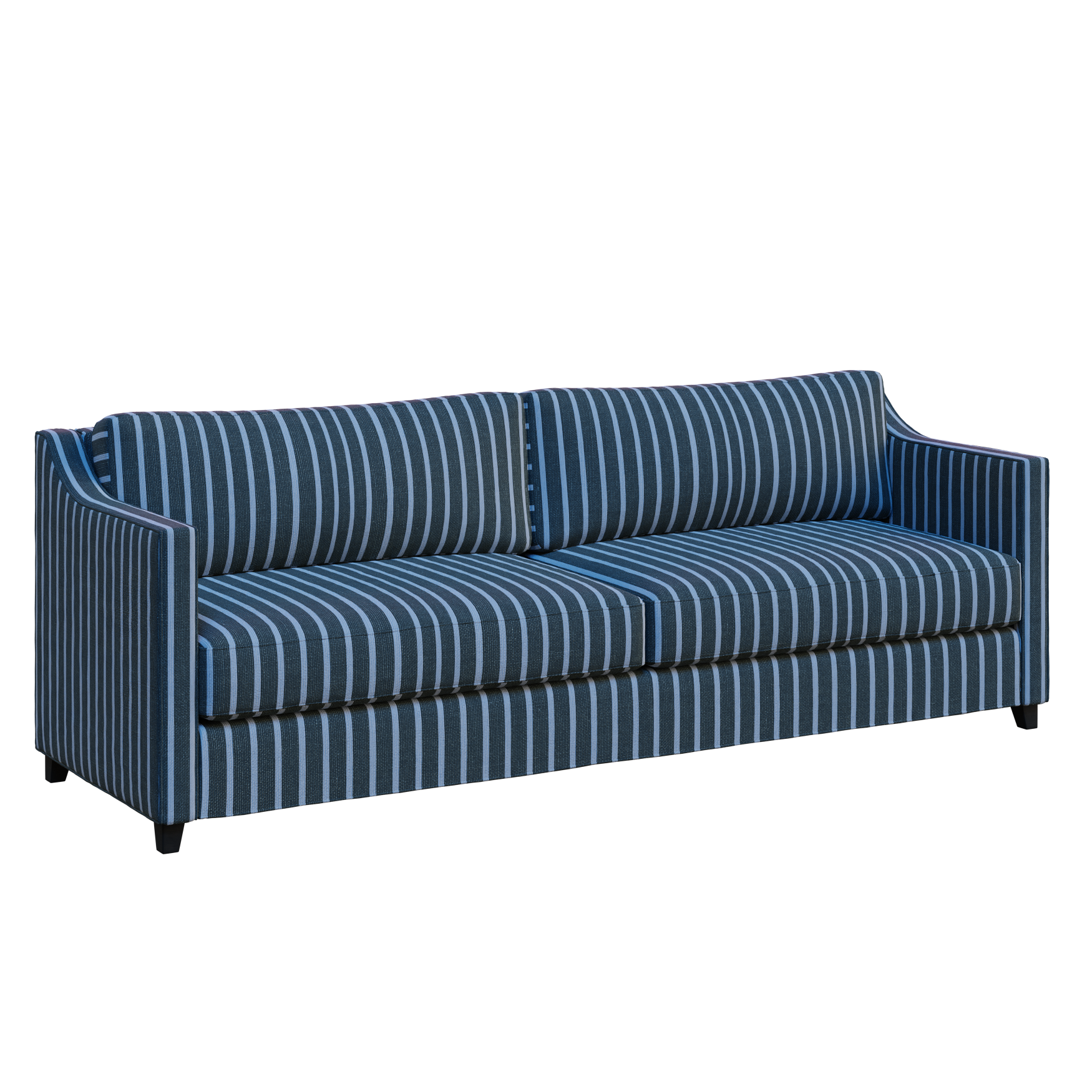 Classic Modern Striped Sofa 01 • iMeshh - 3D Model for