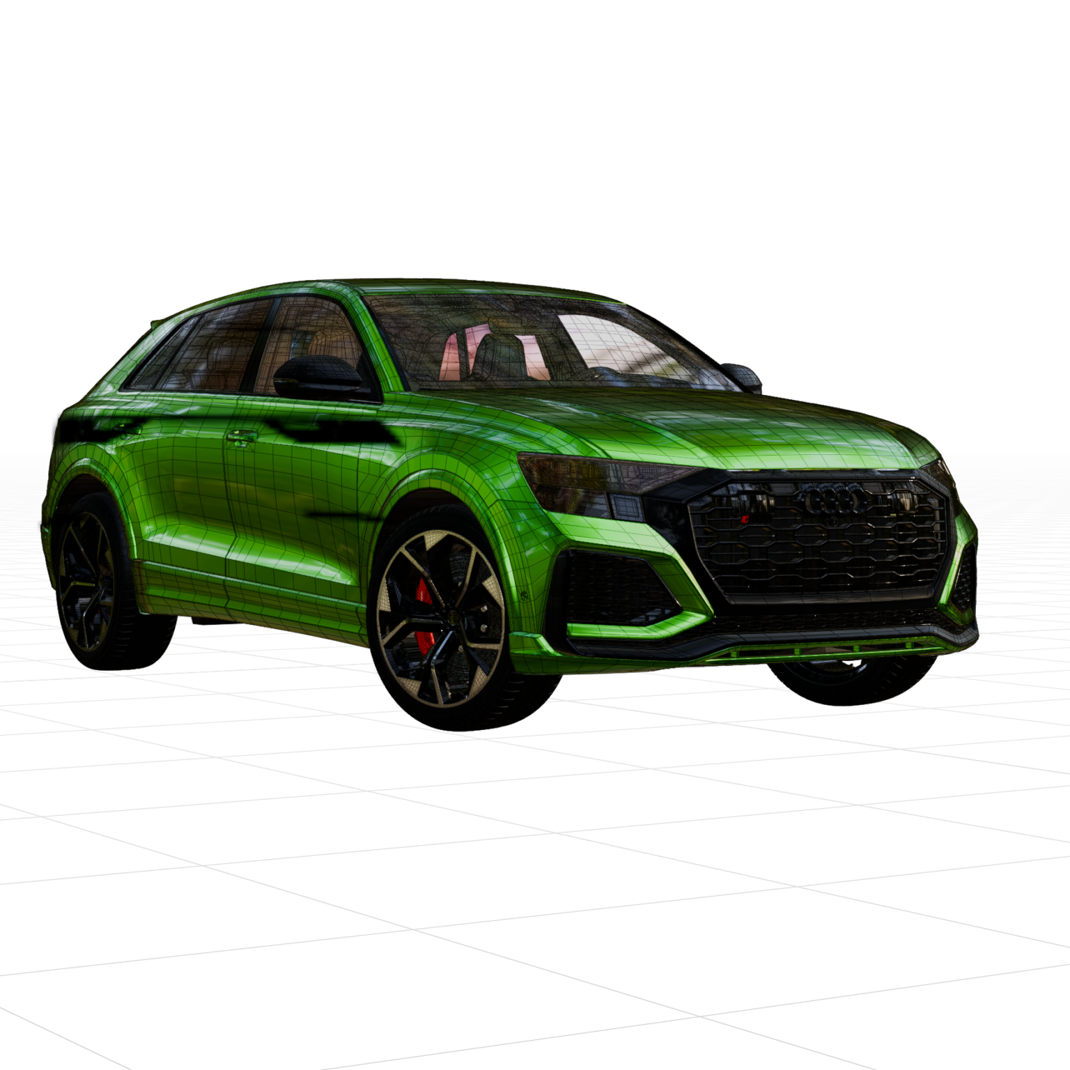 Audi RSQ8 2019 • iMeshh - 3D Model for Blender 4.0+