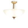 Frosted Dome Flush Lamp 01